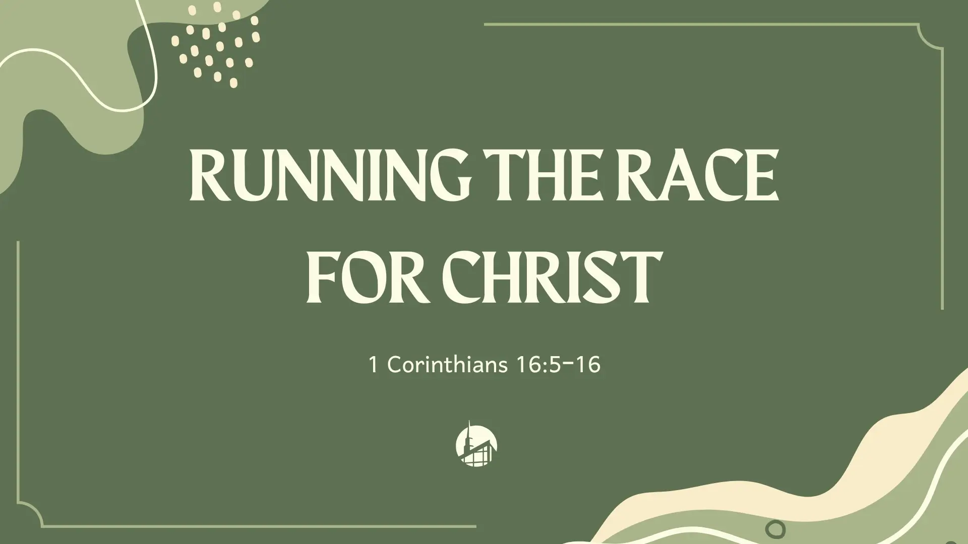 Running The Race For Christ