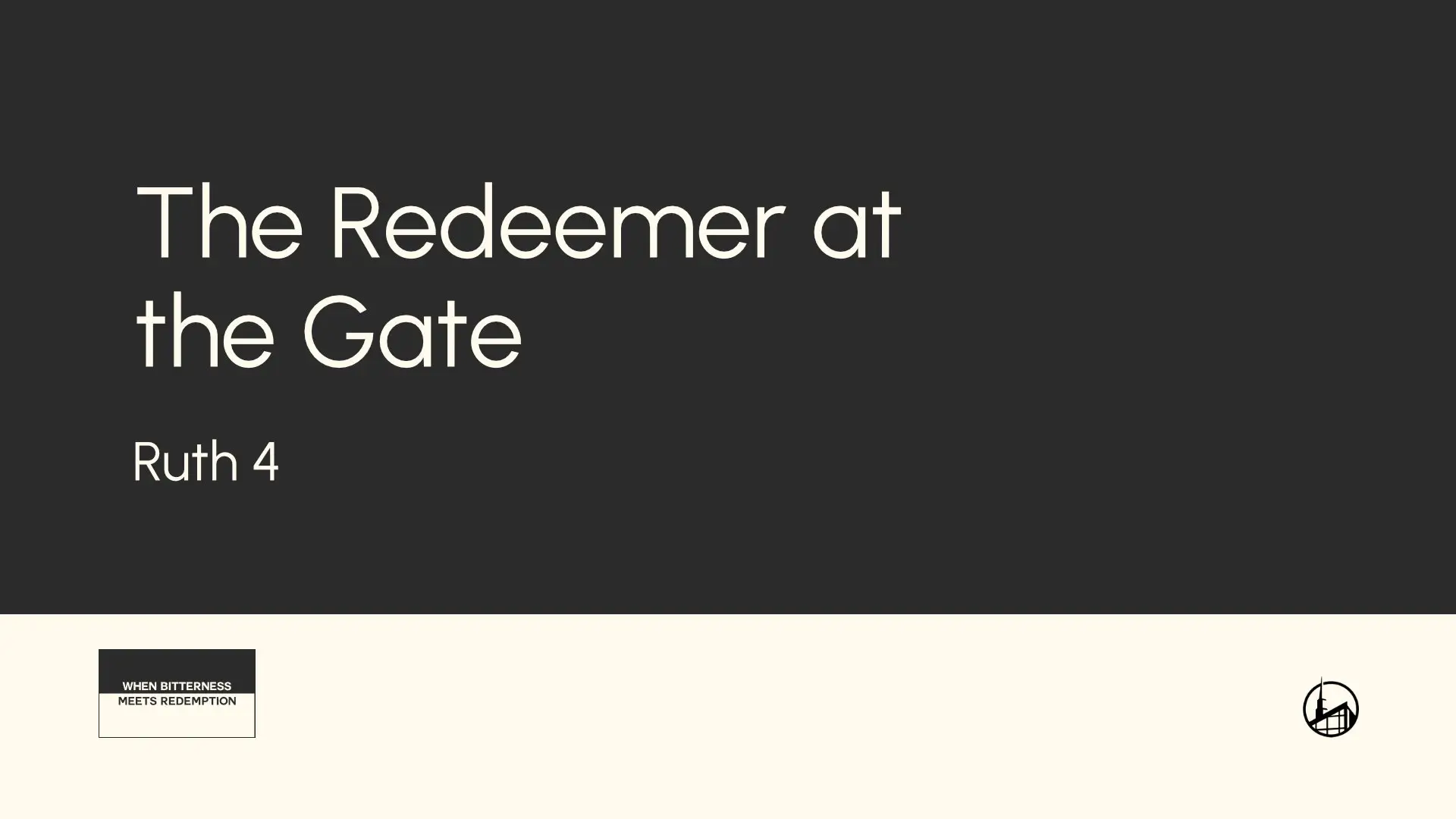 The Redeemer At The Gate