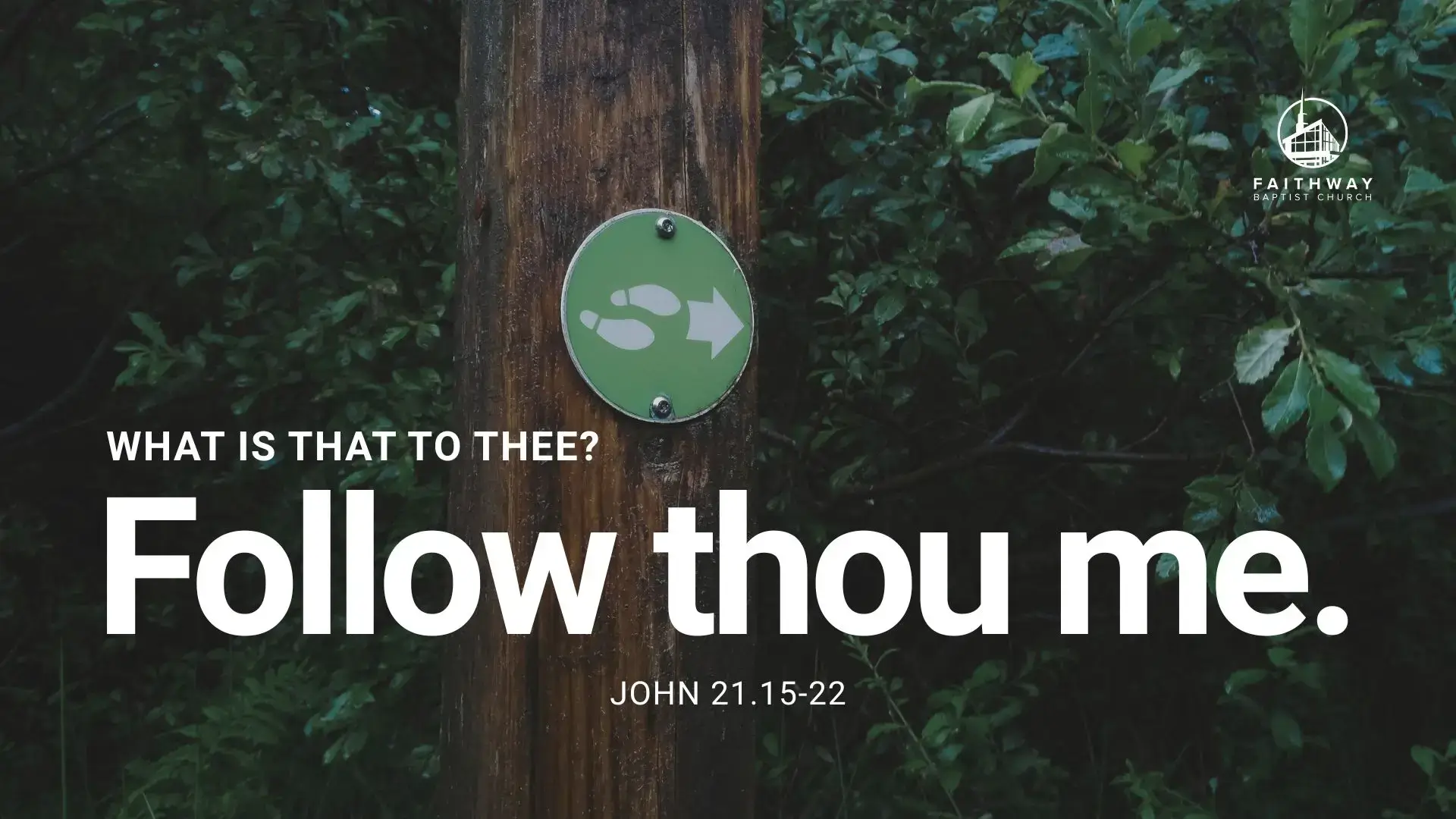 What Is That To Thee? Follow Thou Me