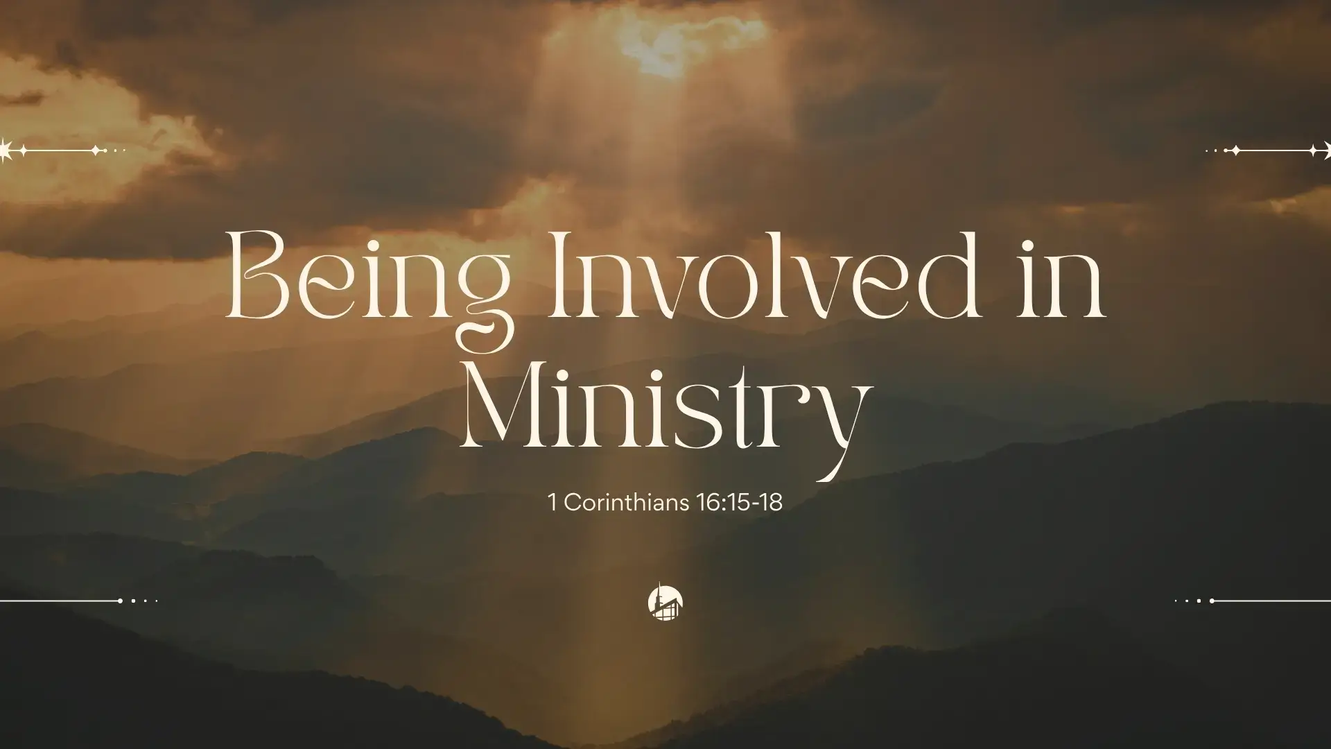 Being Involved in Ministry